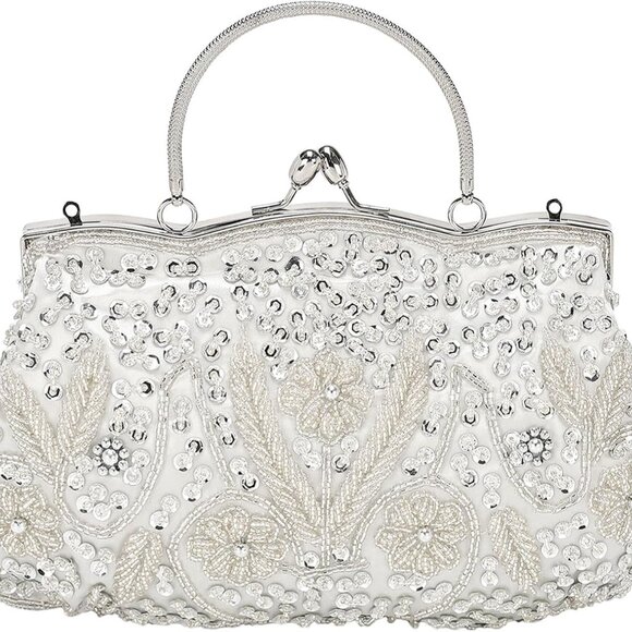 Clutch Purse Polyester Small Crossbody Evening Bag for Women Formal Event - Picture 1 of 6
